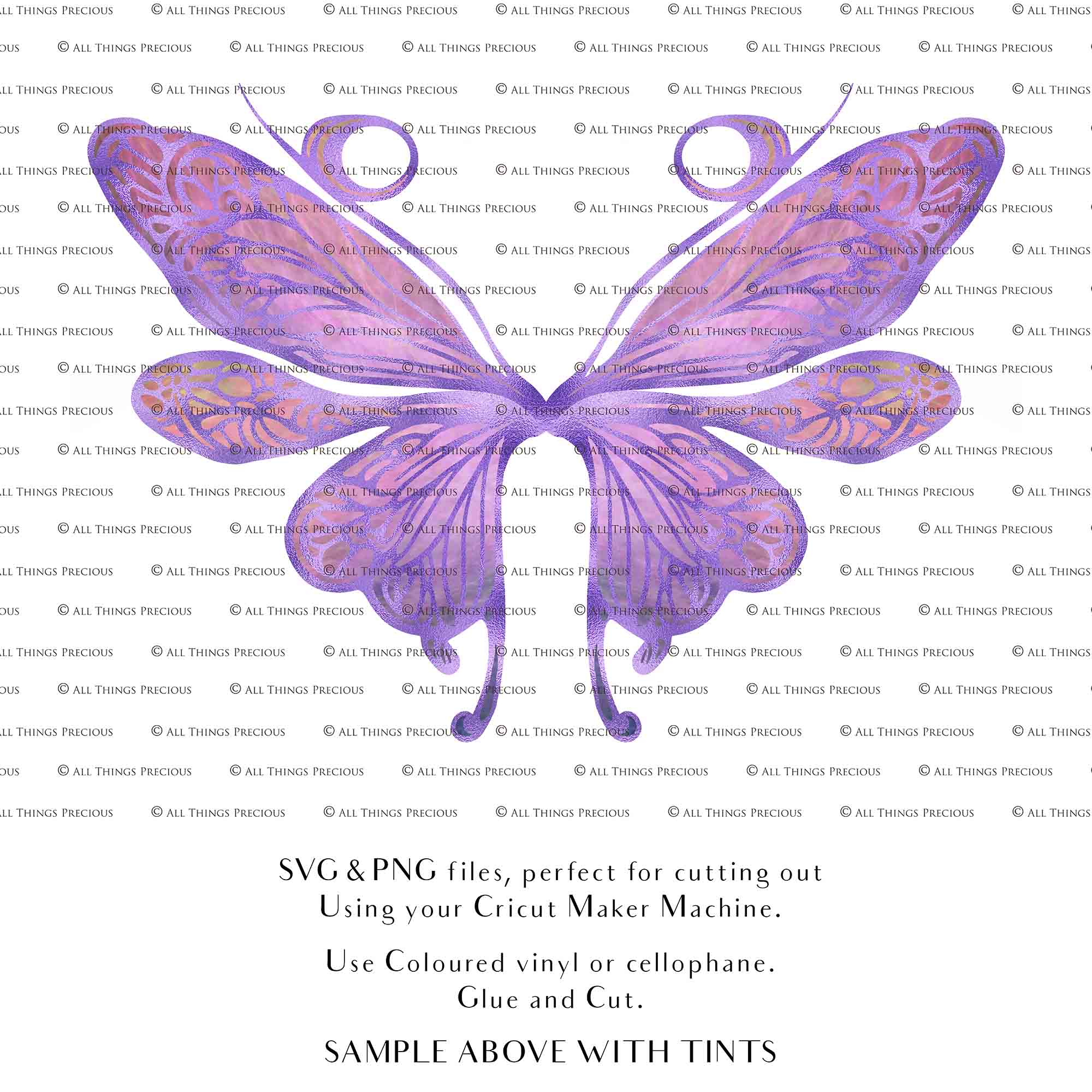 SVG & PNG Fairy Wing files for Cricut or Silhouette Cameo Cutting Machine. To create wearable fairy wings, in adult or children sizes.  Use this clipart design for Halloween Costumes, Fantasy or Cosplay or photography. Or use as ephemera in weddings, engagements or baby shower invitations. These are Individual wing parts, for you to cut and assemble. This is a digital product.